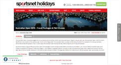 Desktop Screenshot of blog.sportsnetholidays.com